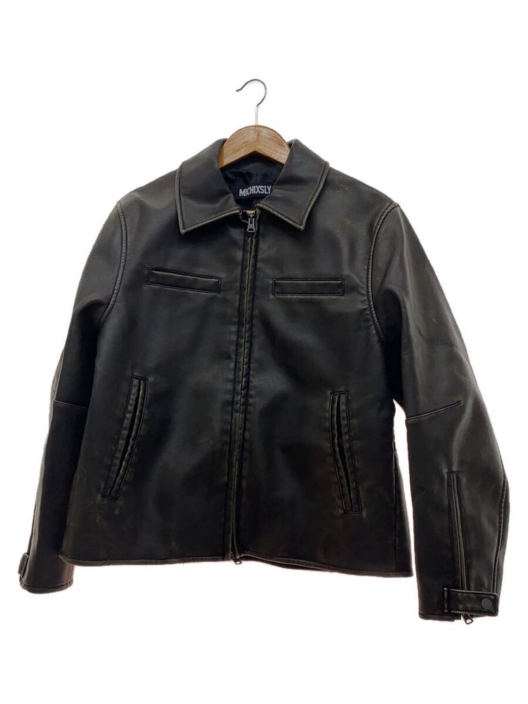 Sly Brown Leather Blouson Jacket Free Size 030HSA01-0010 1286