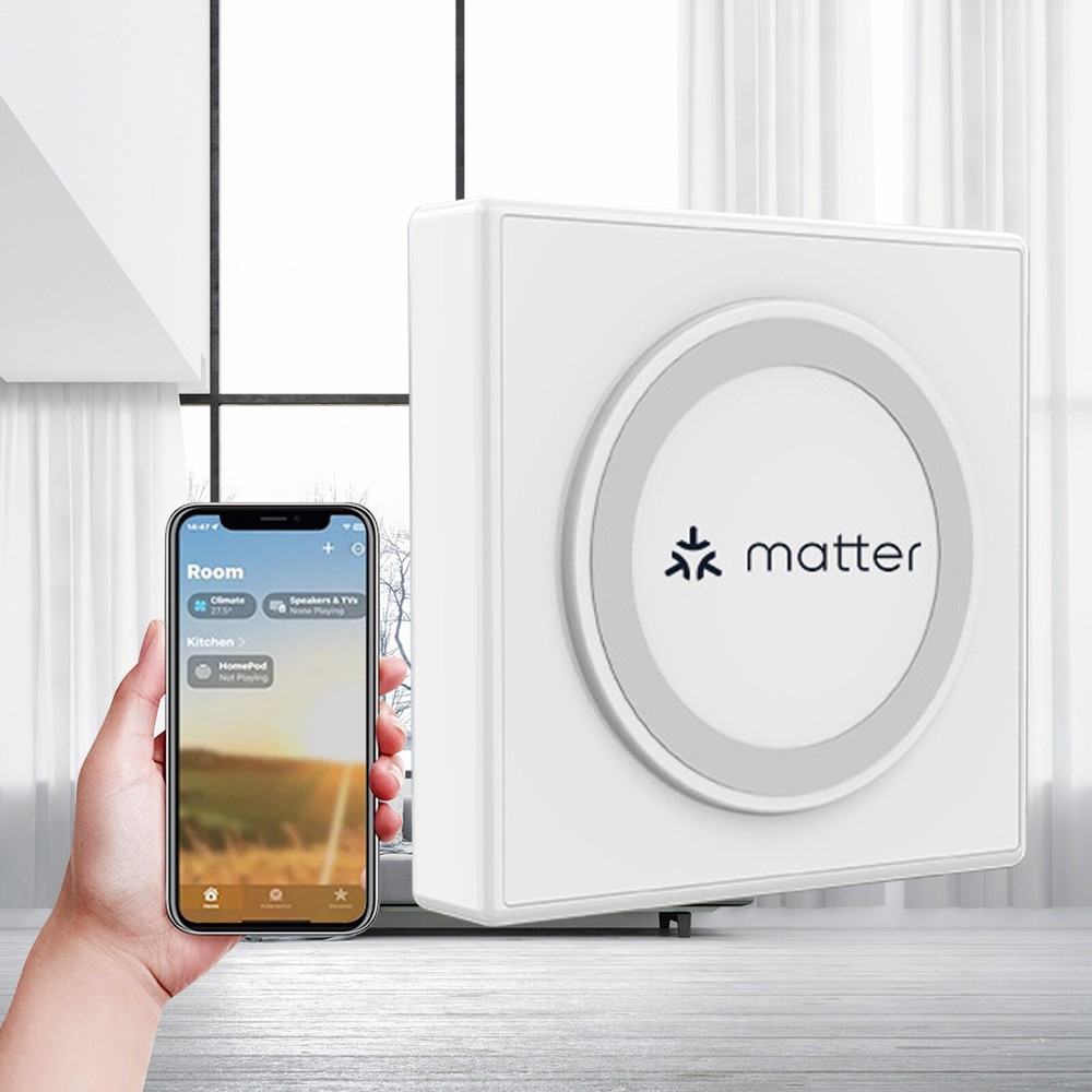 Voice Control Smart Home Hub with Matter Thread Zigbee Support 1PC-image