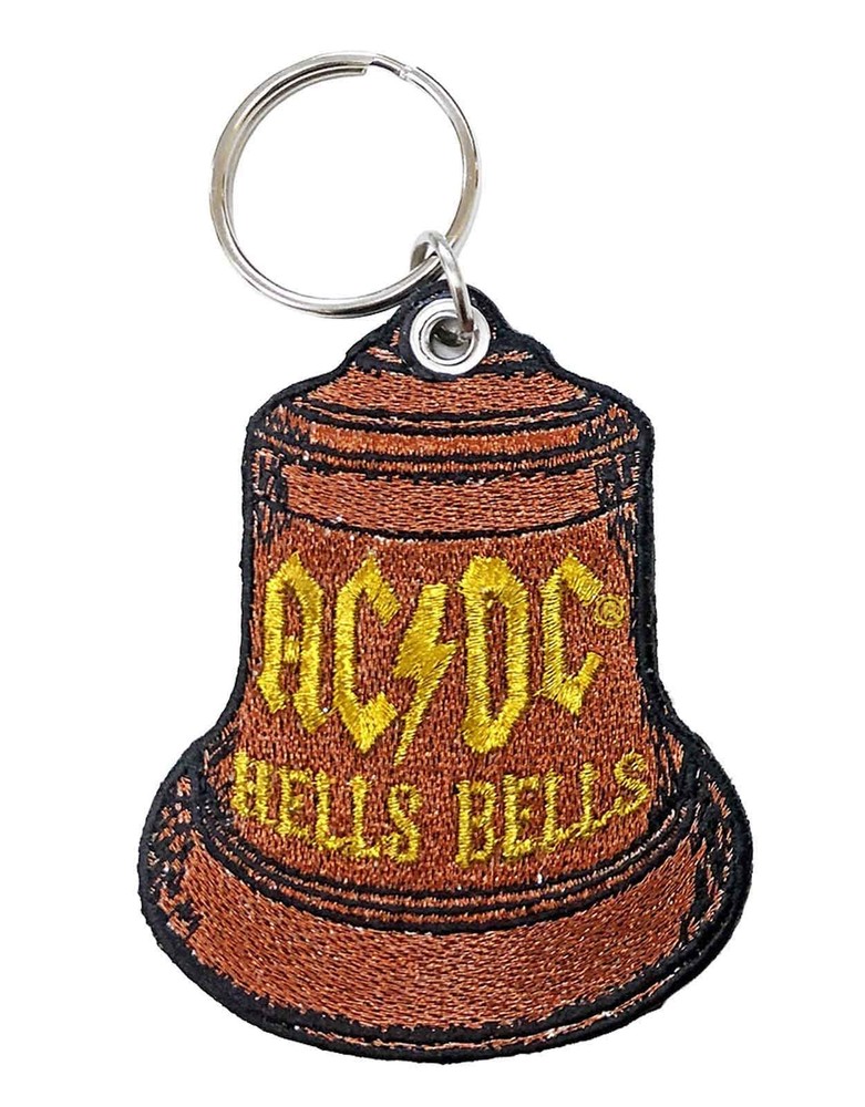 AC/DC Keyring Keychain Patch Hells Bells Band Logo new Official Size One Size