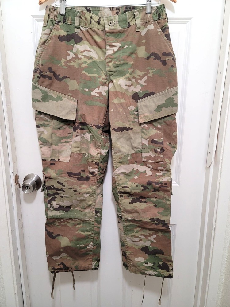 U.S Army Men's Combat Camo Tactical Cargo Pants Size 31-35