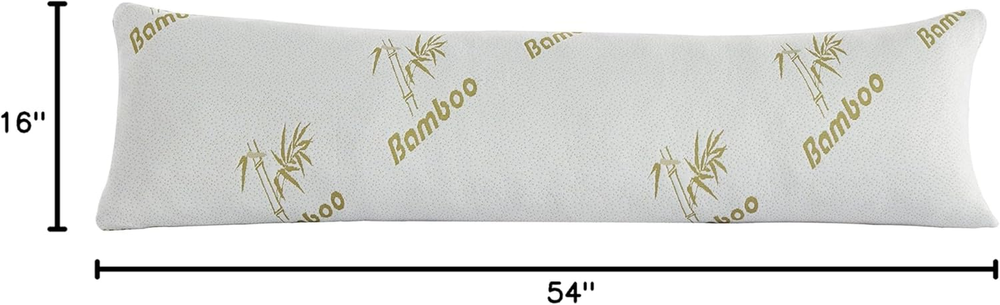 Shredded Memory Foam Body Pillow for Cool Comfort and Support