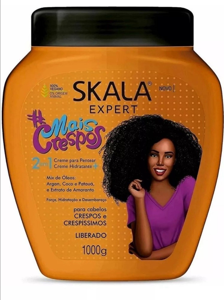 Skala Mais Crespos Hydrating Treatment for Curly Afro Hair Boosts Softness