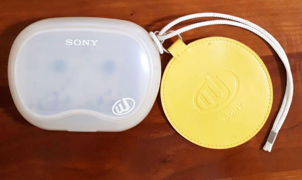 Sony Walkman Beans Wireless Headphones with Case Portable Music Player