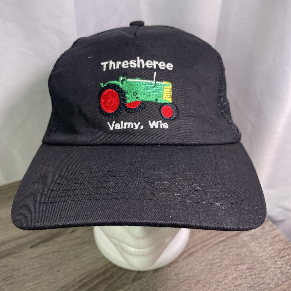 Thresheree Farm Equipment Auburndale Valmy Wisconsin Outdoor Black Snapback