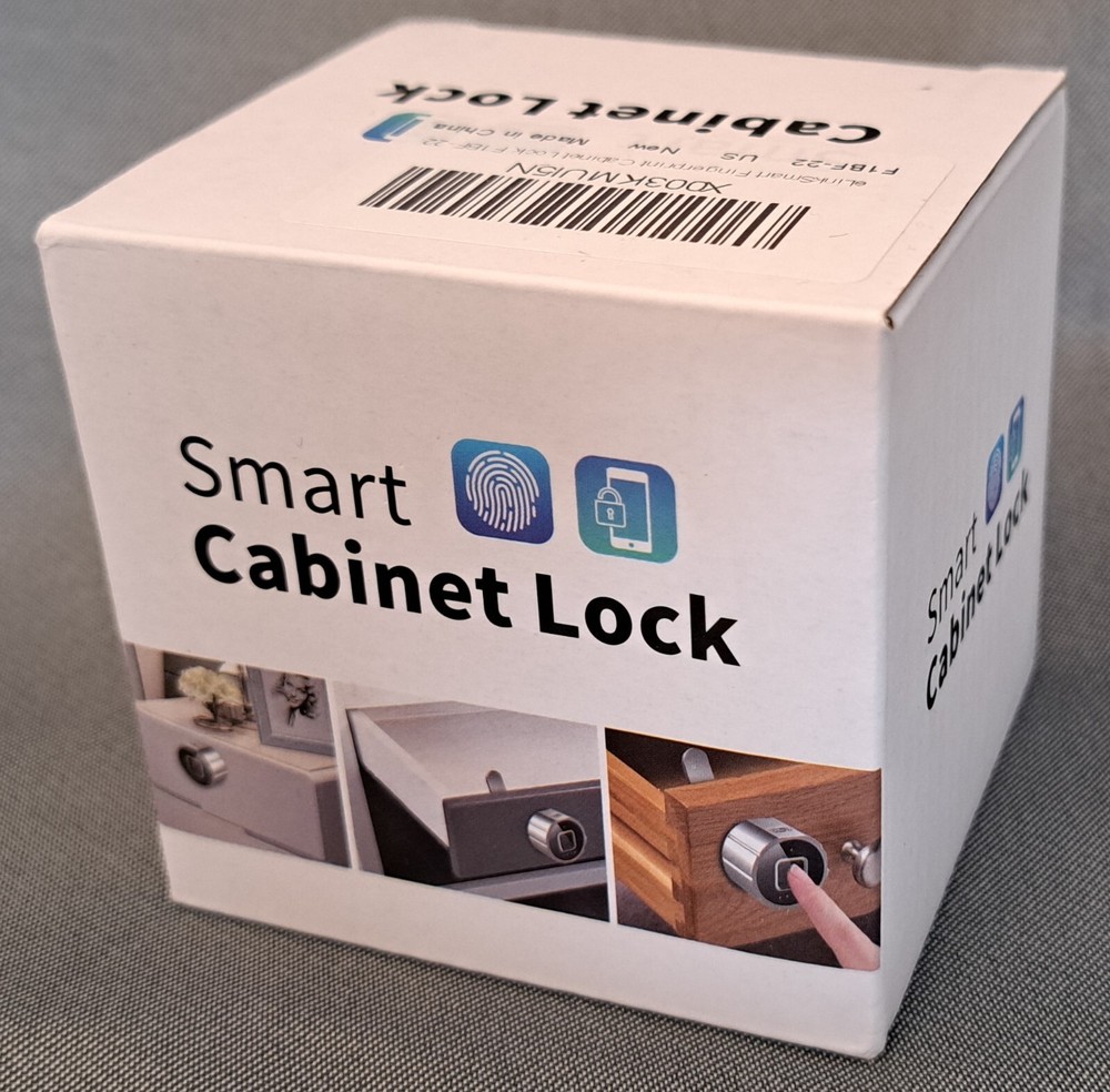 Biometric Fingerprint Cabinet Lock with App Control – Stores 20 Fingerprints  -image