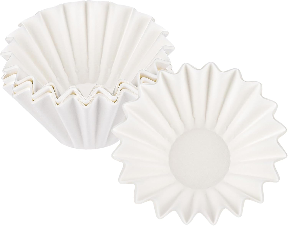 50 Unbleached Mini Coffee Filters for 1-2 Cup Brewers  