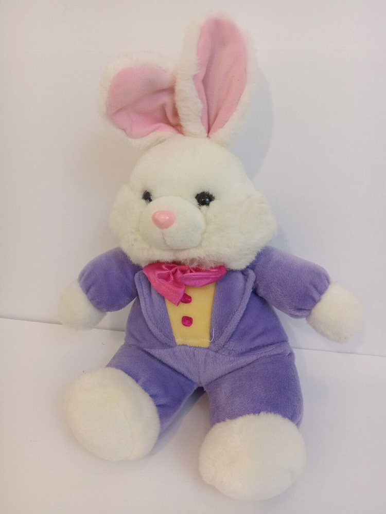 Mty International Plush Stuffed Animal Bunny Purple 17