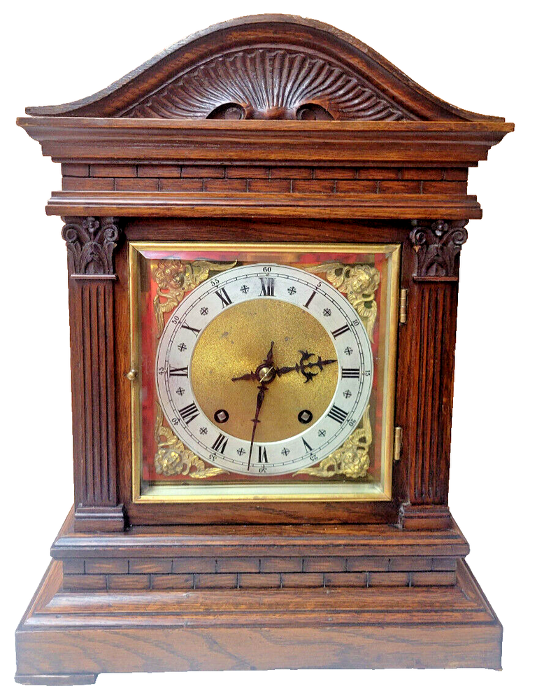 8 Day Running & Chiming German Winterhalder & Hoffmeier Chiming Bracket Clock