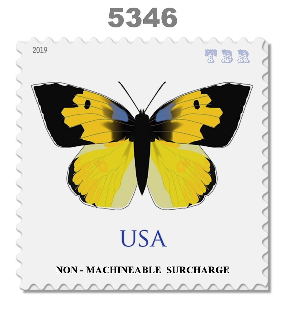 5346 California Dogface Butterfly 70c Non-Machineable Surcharge 2019 MNH Buy Now-image