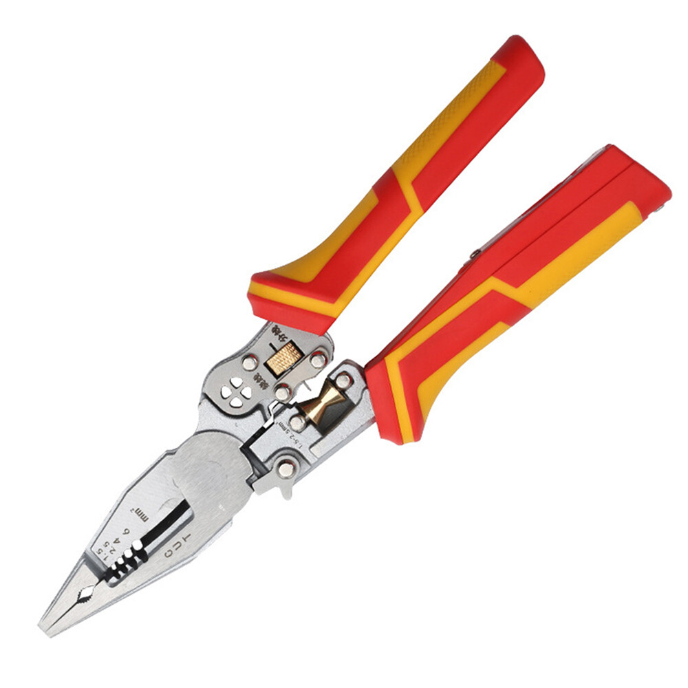 9-in-1 Multifunctional Wire Stripper Cutter Crimper Pliers Tool