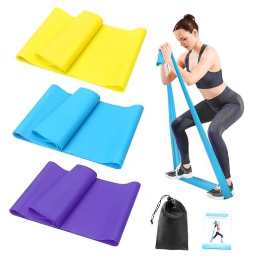 Physical Therapy Elastic Resistance Bands for Home Workouts and Exercise