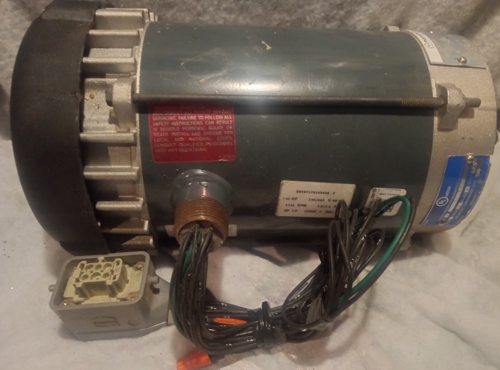 MARATHON MOTORS 056T17G15543A P Motor, 1  1/2 HP, 1725 rpm,56C,230/460V Phase 3