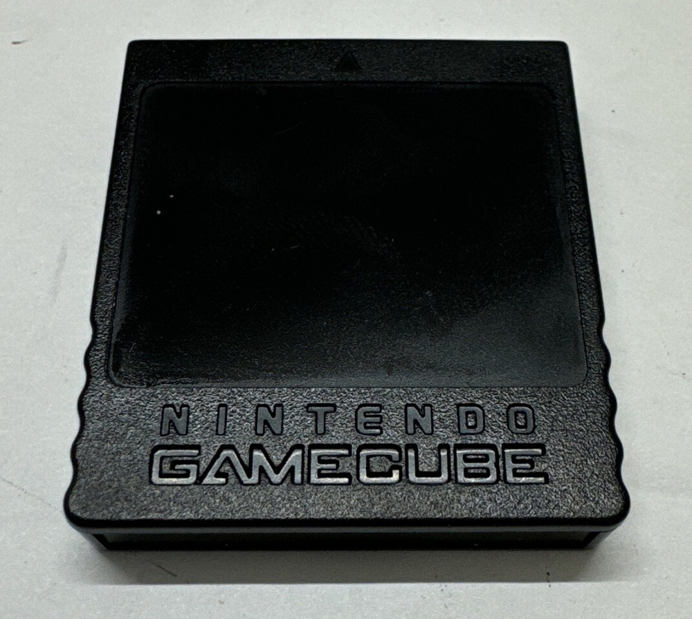 Nintendo GameCube Black Memory Card 251 Blocks (DOL-014) OEM AUTHENTIC
