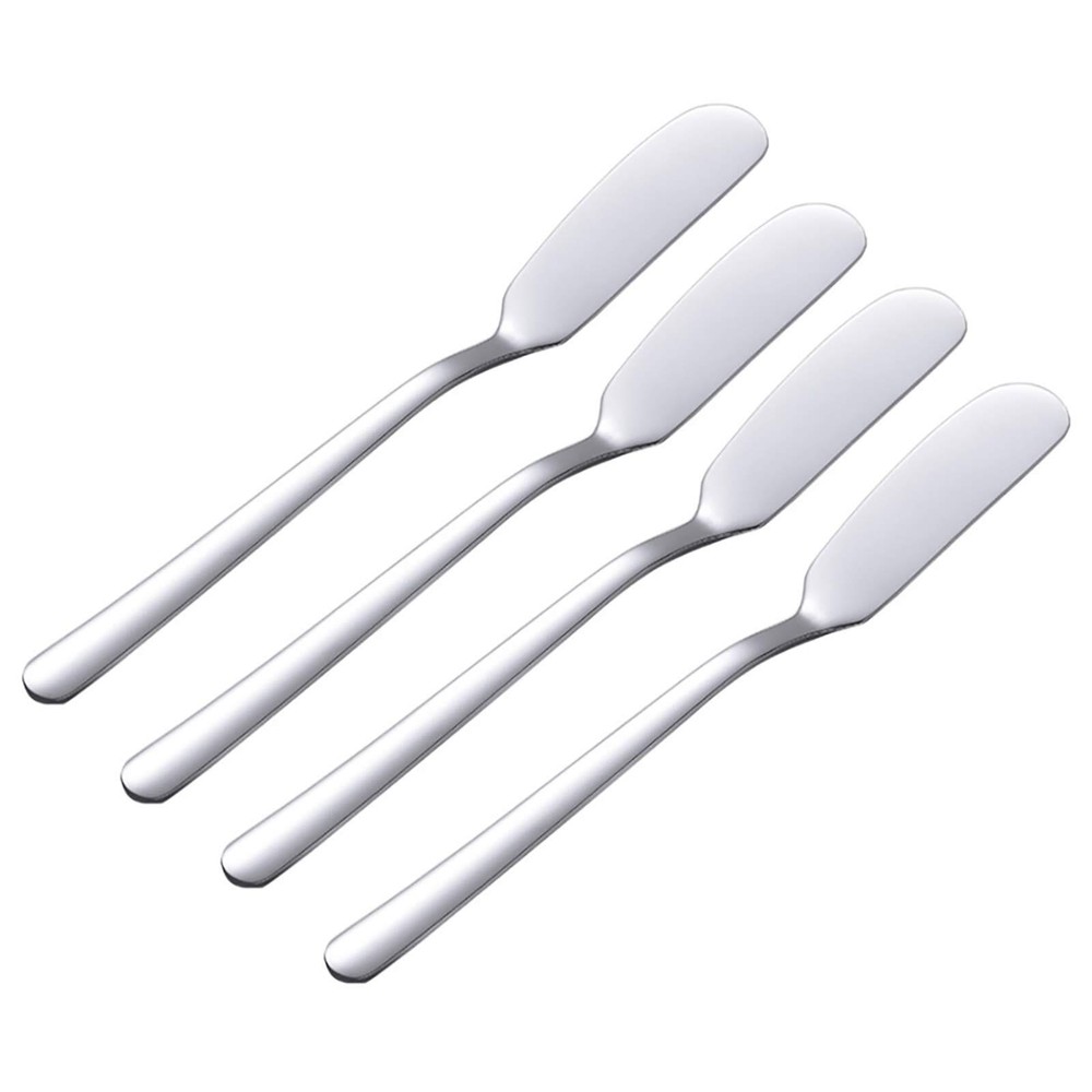 Cheese Spreader Knife Set 4-Piece Stainless Steel Butter Knife Small Sandwich...