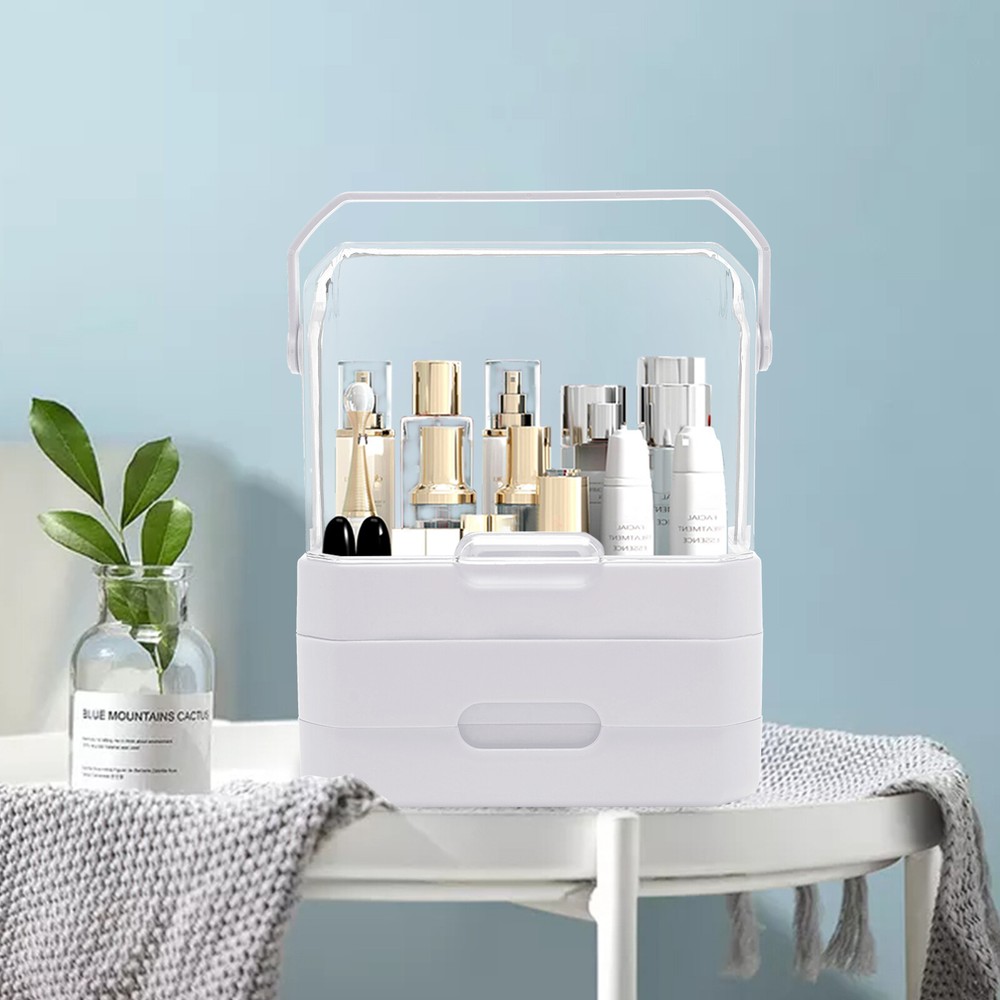 Cosmetic organizer Cosmetic Storage Box Rectangular Skin Care Cosmetic Case