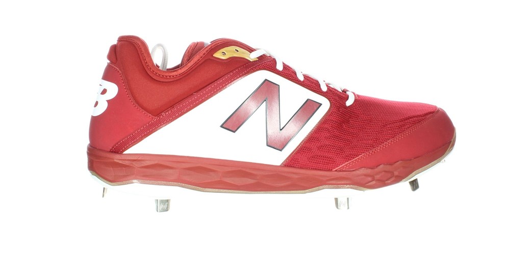 New Balance Mens L3000mw4 Red Lacrosse Cleats Size 17 (2E) (7245657)