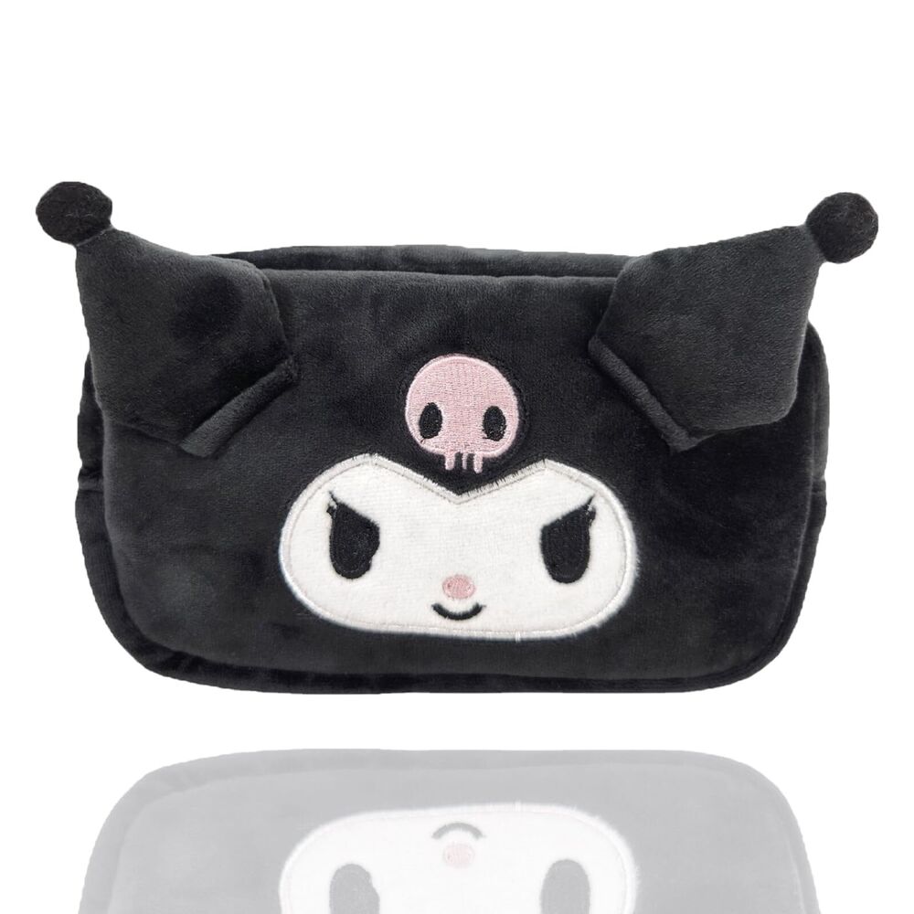 Cartoon Cosmetic Bag With Zipperkawaii Plush Makeup Bagcute Brush Organizer Toil