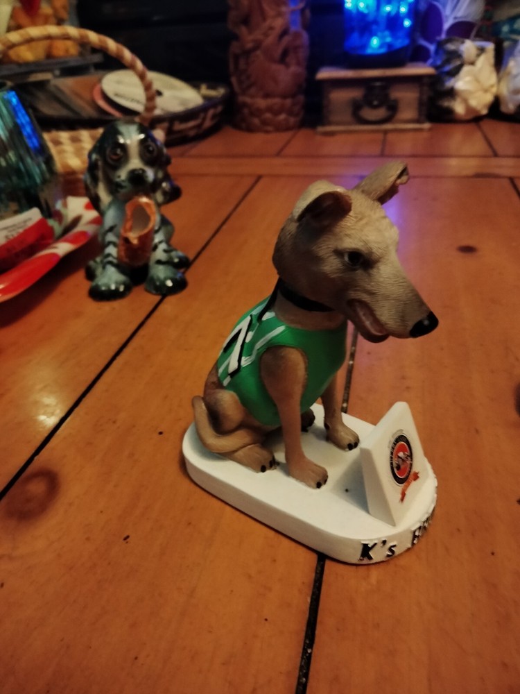 Vintage Derby Lane Dog Bobbleheads Kay's Broadway Number 7