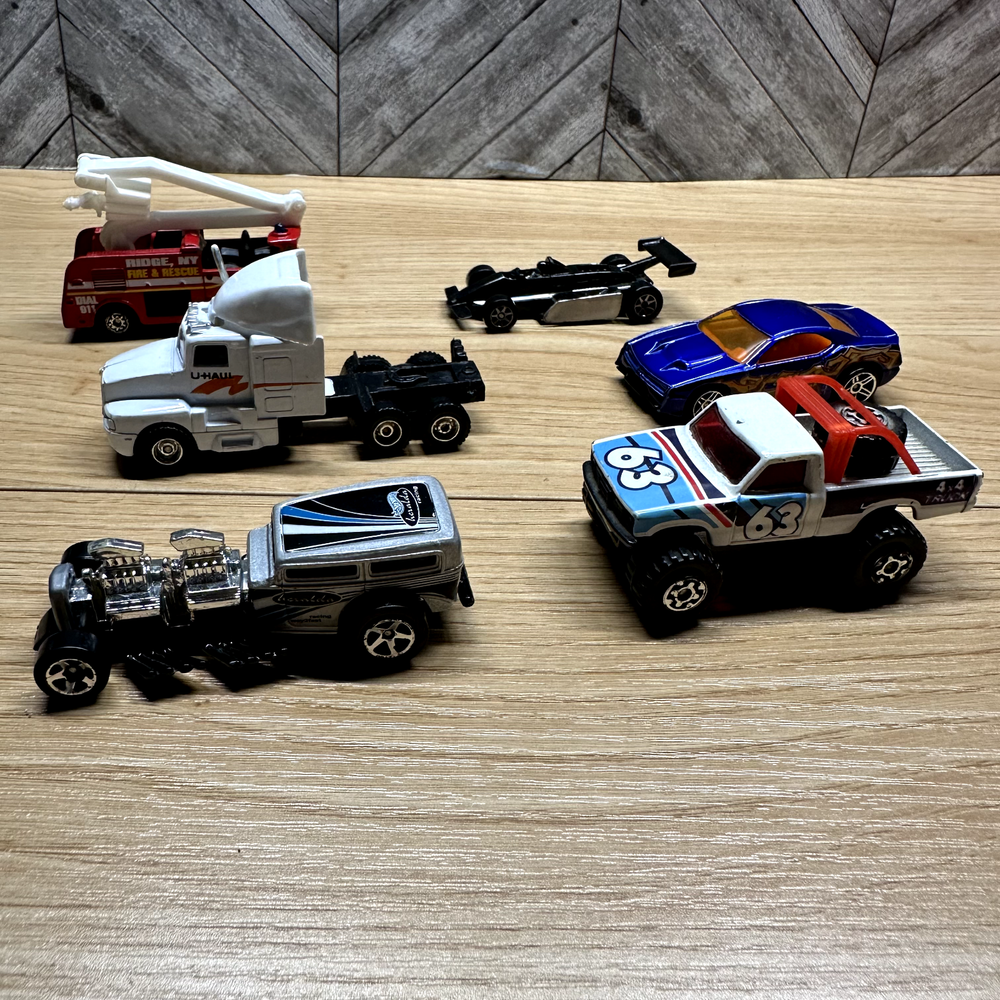 Lot of (6) Vintage Hot Wheels Matchbox Maisto Diecast Cars