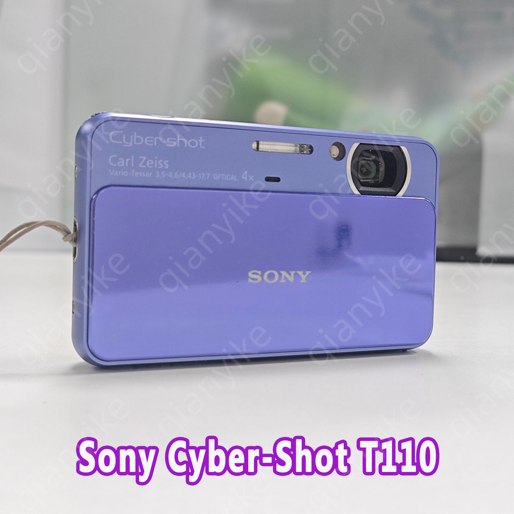 Sony Cyber-Shot DSC-T110 16.1 MP 4x Optical Zoom Digital Camera English Purple