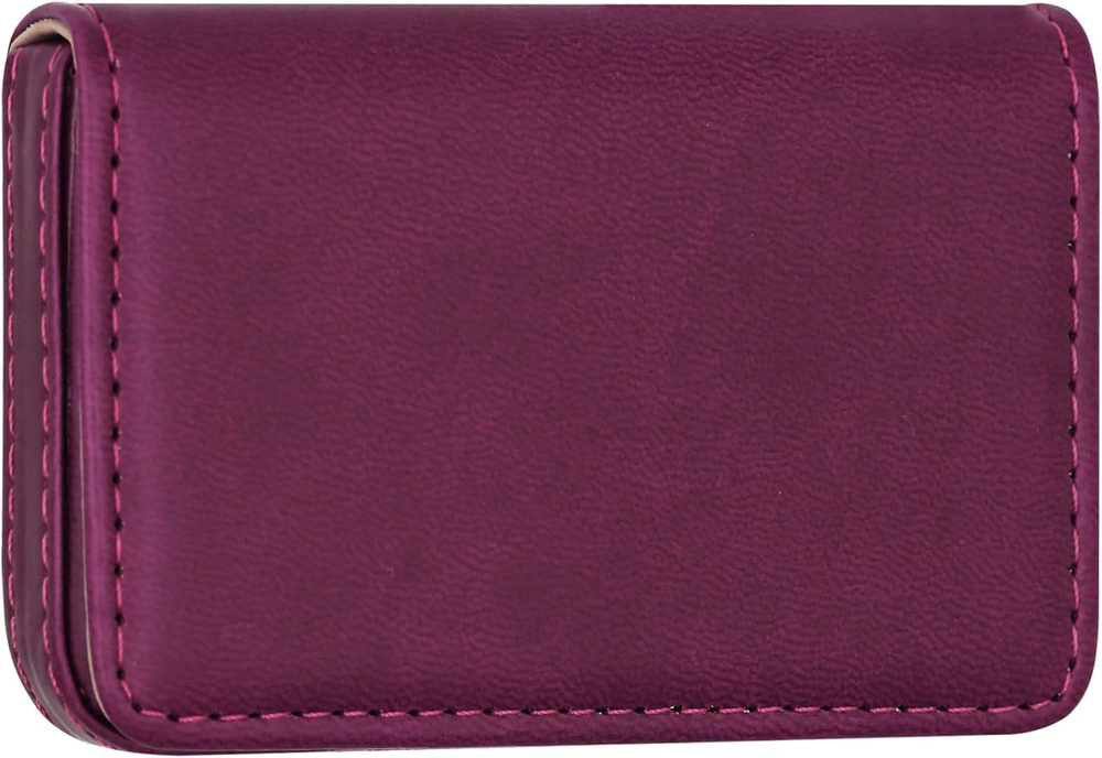 AI-DEE RFID Blocking Wallet - Minimalist Leather Business Credit Card Holder (Pw