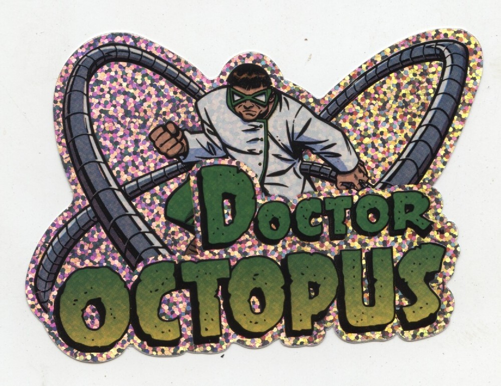 2002 Marvel Doctor Octopus  Prismatic Vending Machine Sticker 4