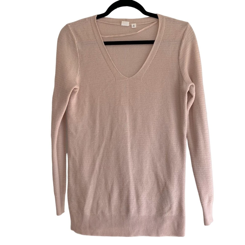 GAP blush light pink long sleeve sweater, women's size XS