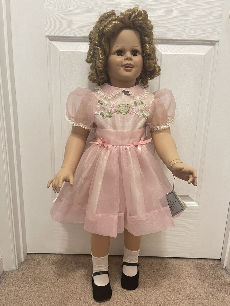 Vintage Shirley Temple Doll Realistic Girl Pink Dress Patti PayPal Companion 35
