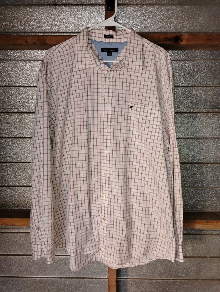 Tommy Hilfiger Long Sleeve Collar Dress Shirt NWOT