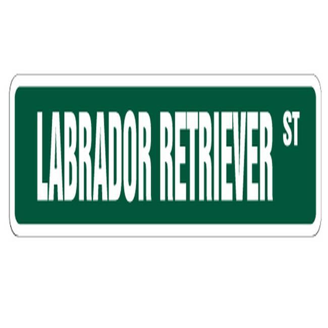 SignMission SS-624-Lab 24 in. Labrador Retriever Street Sign - Dog Lover Lab ...