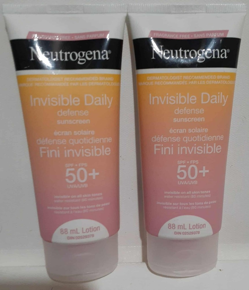NEUTROGENA SPF 50+ Daily Defense Sunscreen Lotion 88mL Twin Pack
