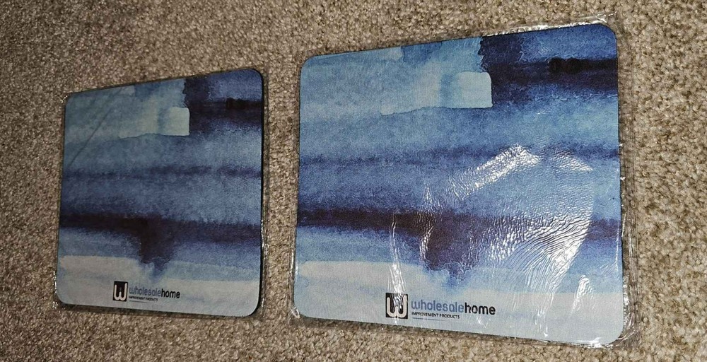 Brand New Two-Toned Blue Mouse Pads for Enhanced Comfort and Style