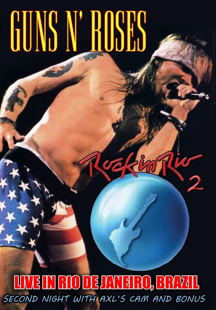 GUNS N ROSES 01.23.91 - RIO DE JANEIRO DVD - AXL CAM   I ACCEPT PAYPAL!!!-image