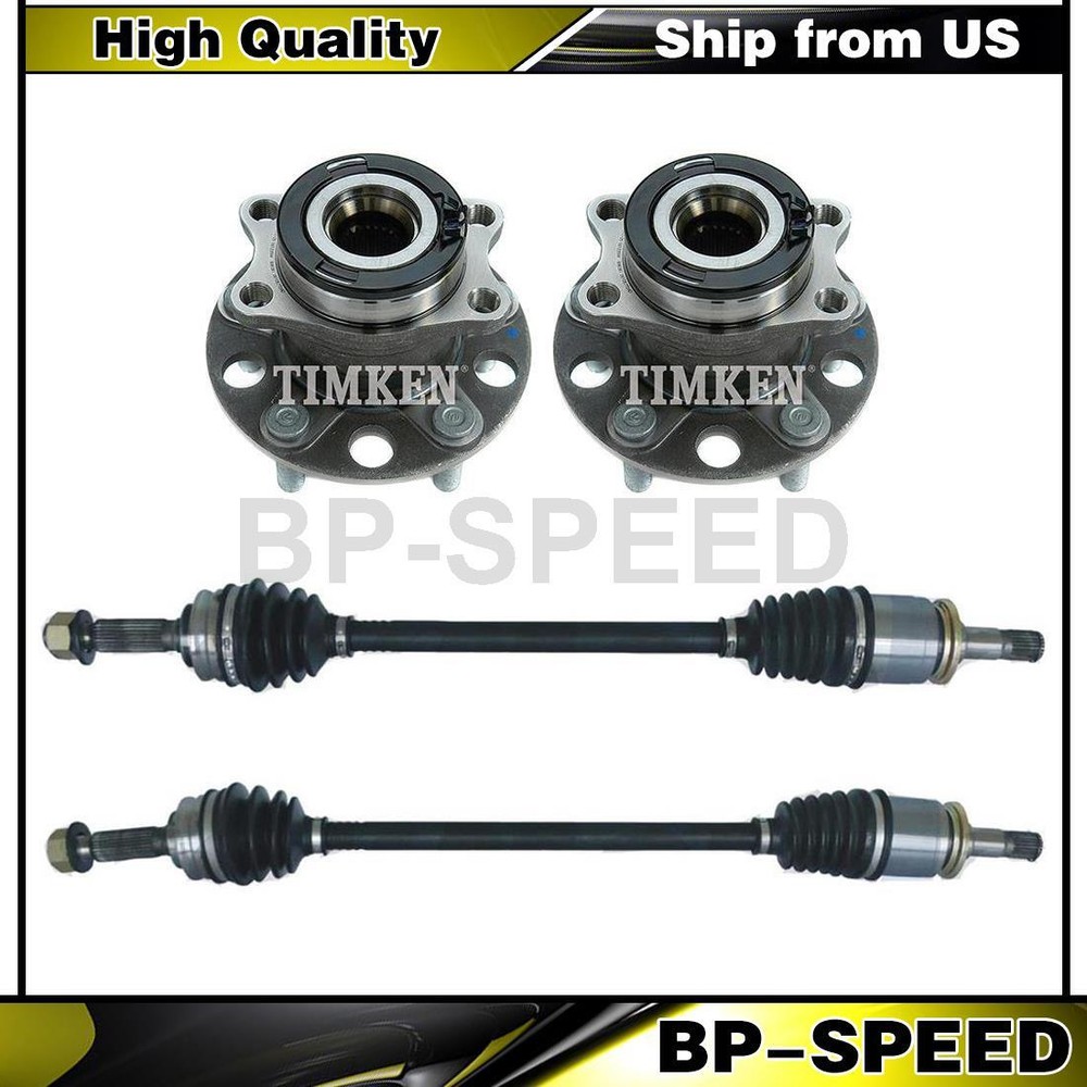 Jeep Compass 2007-2017 4X4 CV Axle Shaft Wheel Bearing Hub Assembly