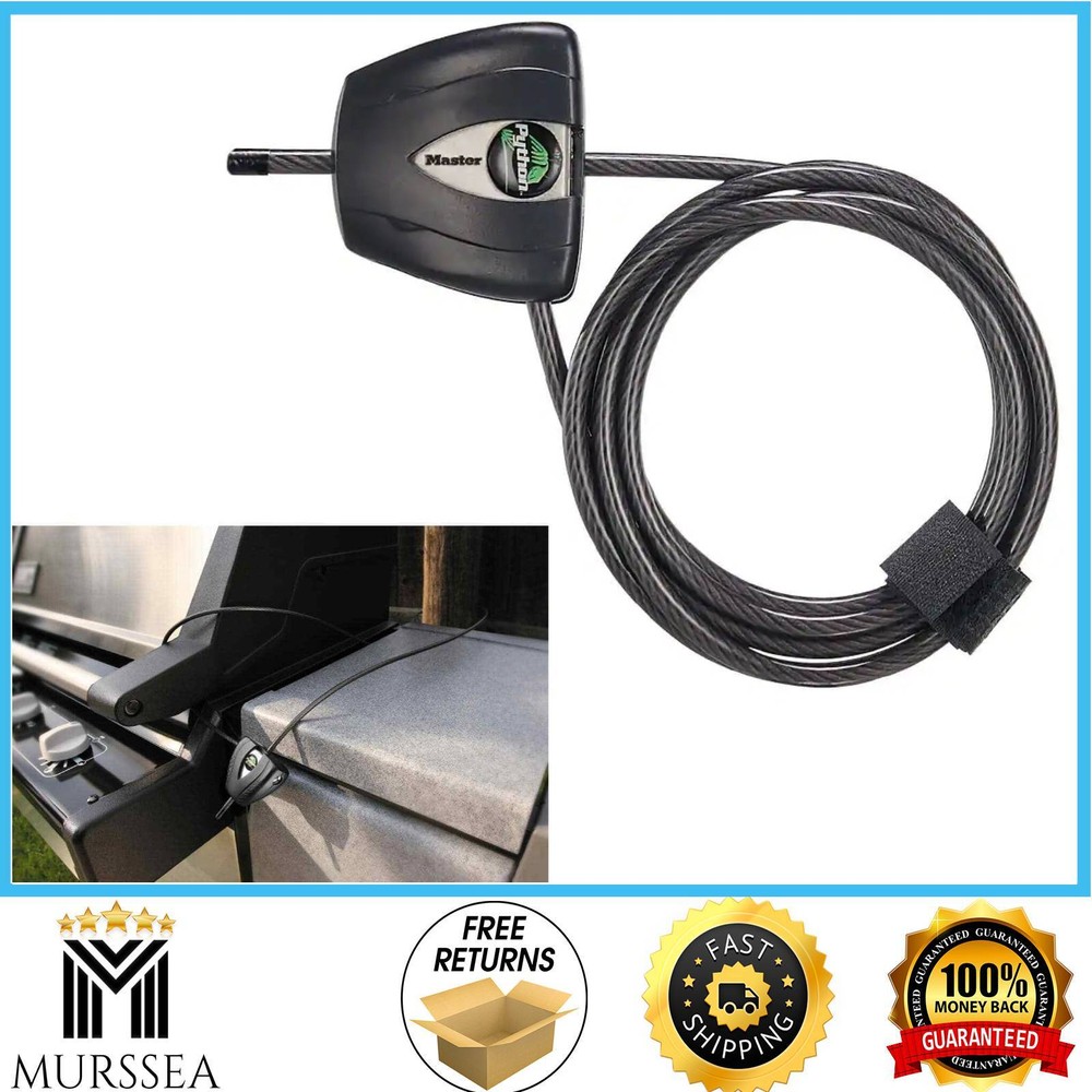 Python Cable Lock for Trail Camera Outdoor Equipment Locking Security Adjustable