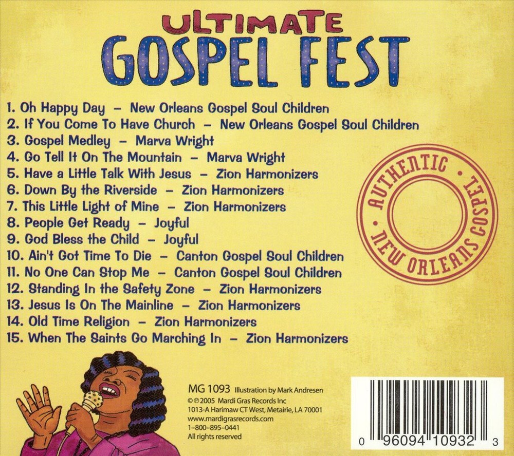 VARIOUS ARTISTS ULTIMATE GOSPEL FEST NEW CD