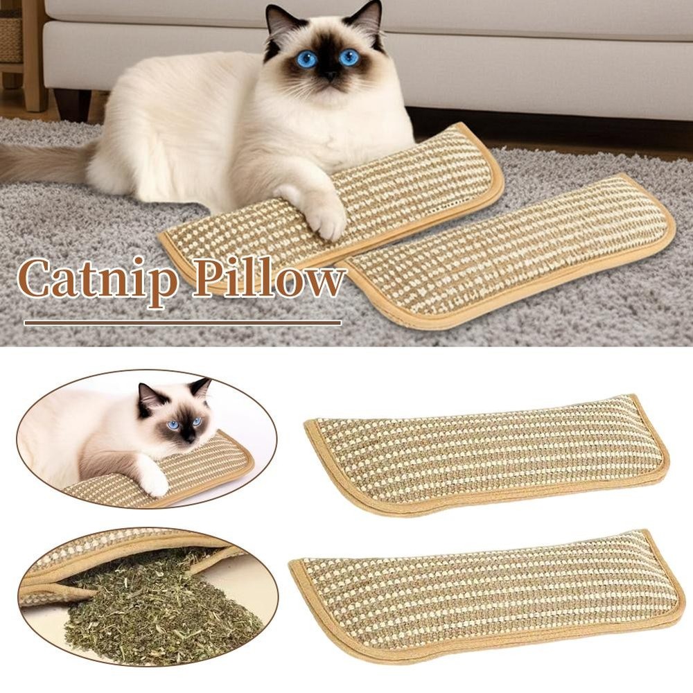 Catnip Kicker Pillow, Interactive Catnip Chew Toy for Indoor Cats - Hot Sale
