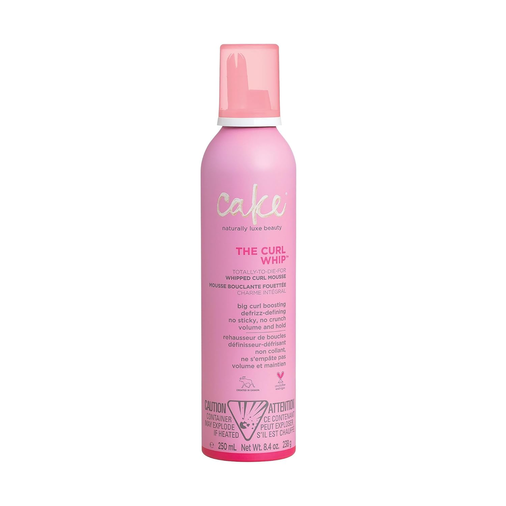 Cake Beauty Whipped Curl Mousse with Aloe Vera & Vitamin E for Defined Voluminous Curls