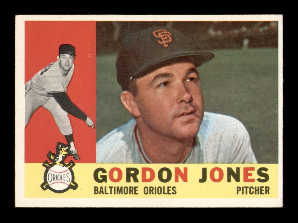 1960 Topps #98 Gordon Jones EX-MINT Baseball Card OBGcards