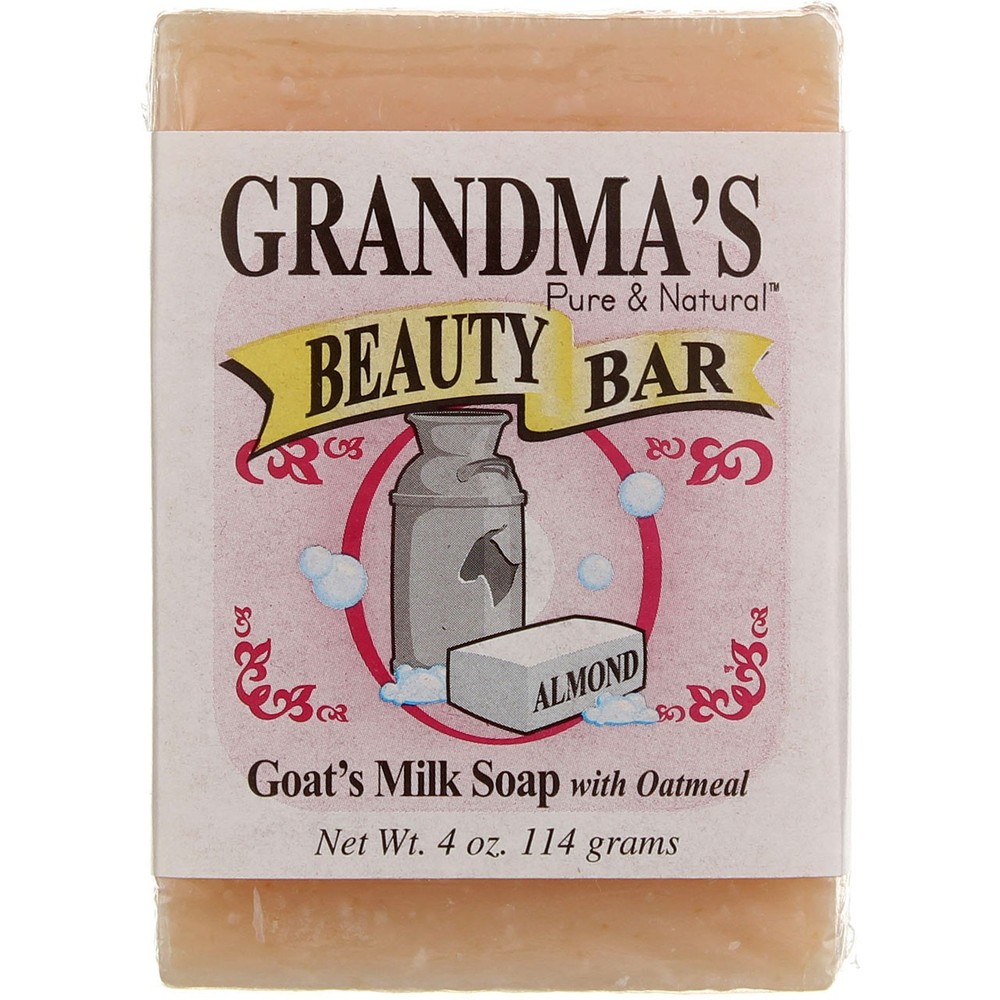 Grandmas Goat Milk Beauty Bar Soap 4 oz Pure Natural