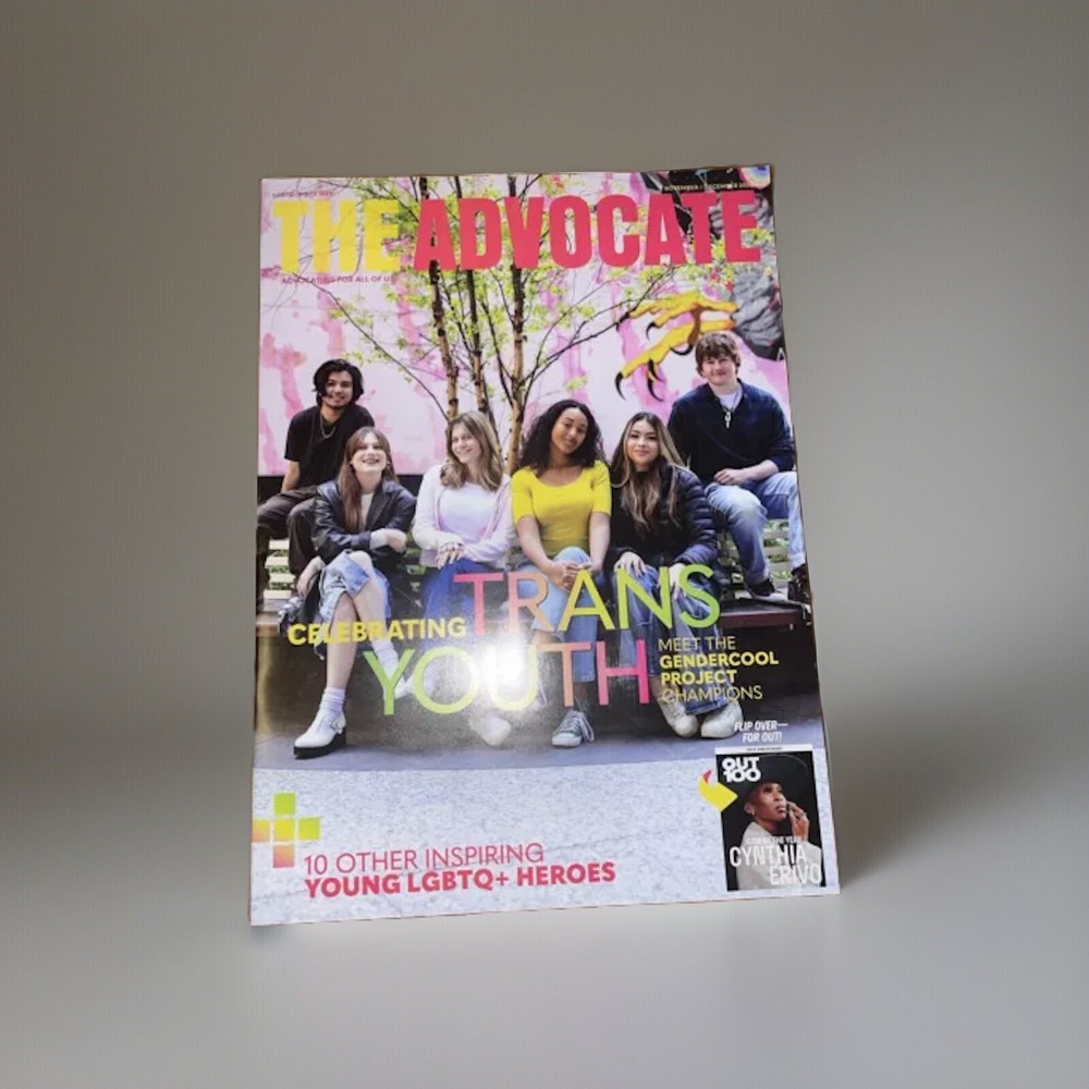 THE ADVOCATE / OUT Magazine Double Issue 318 Nov Dec 2024 OUT 100 Trans Youth