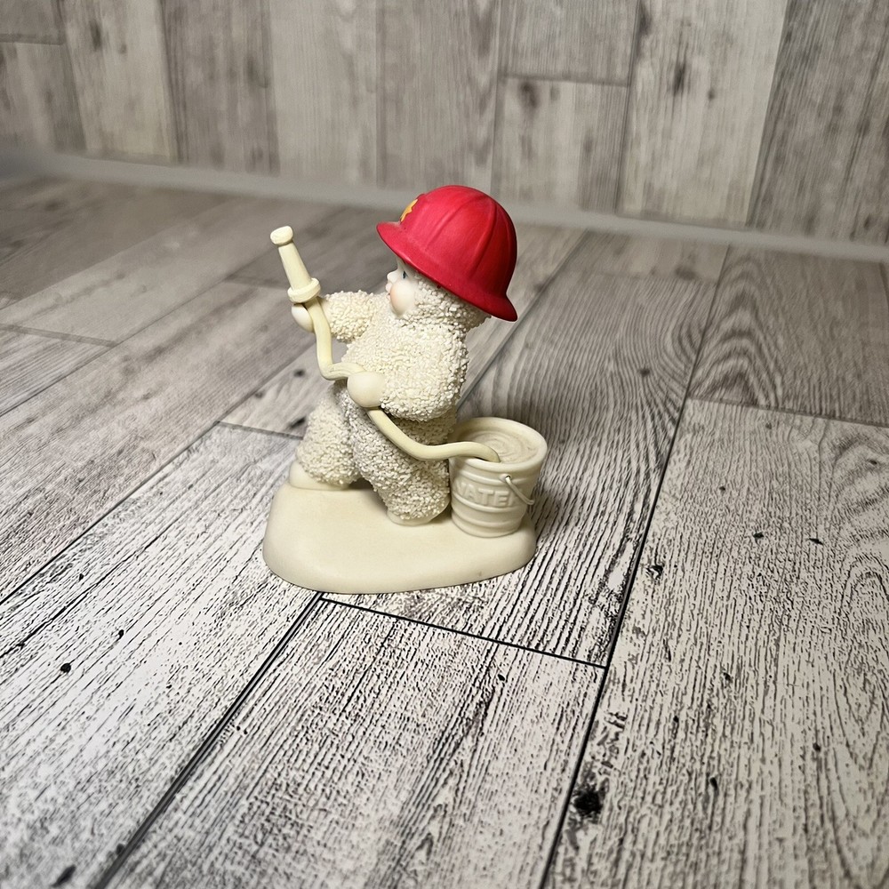 Department 56 Snowbabies To The Rescue Fireman Figurine  
