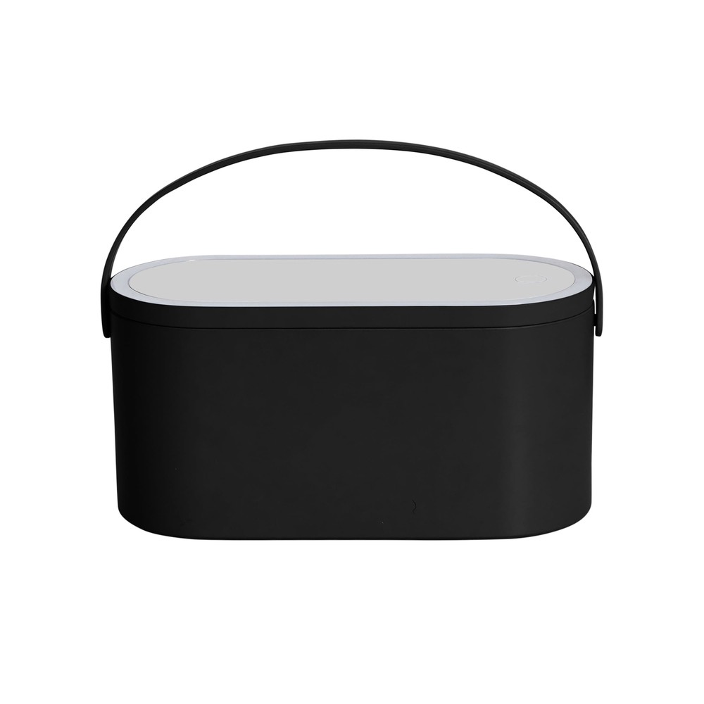 LED Black Beauty Storage Organizer with Mirror