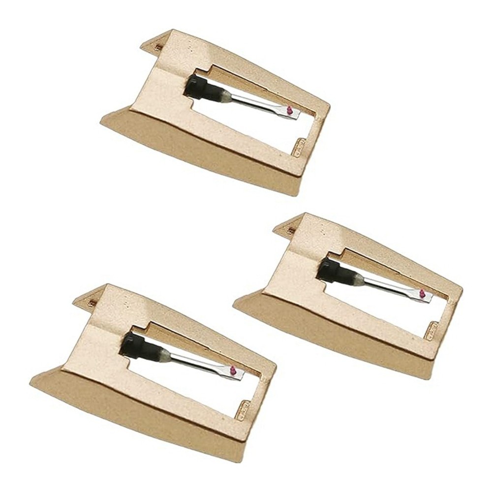 3PCS Upgraded Golden Record Player Needles Stylus5609
