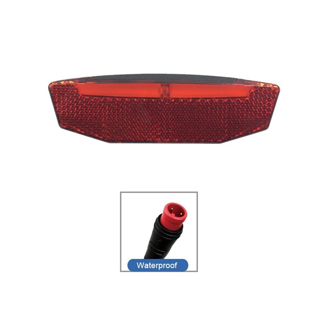 New Practical Rear Light Tail Light Plastic 45CM 6V-60V E-Scooter Ebike