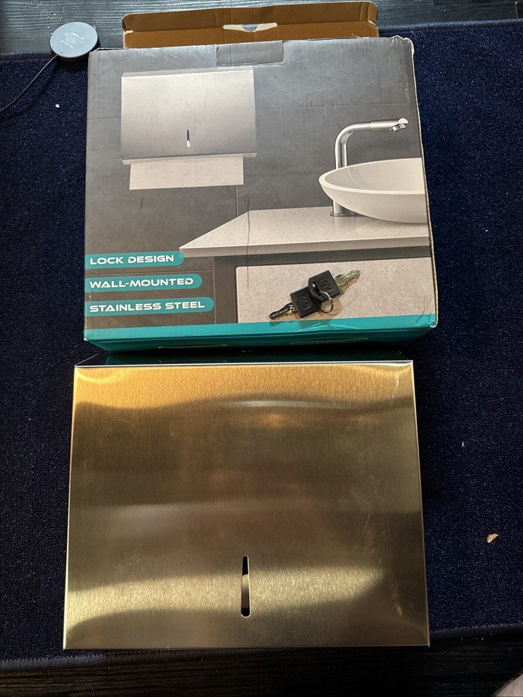 Stainless Steel Wall Mount Commercial Tri-Fold/C Fold Paper Towel Dispenser