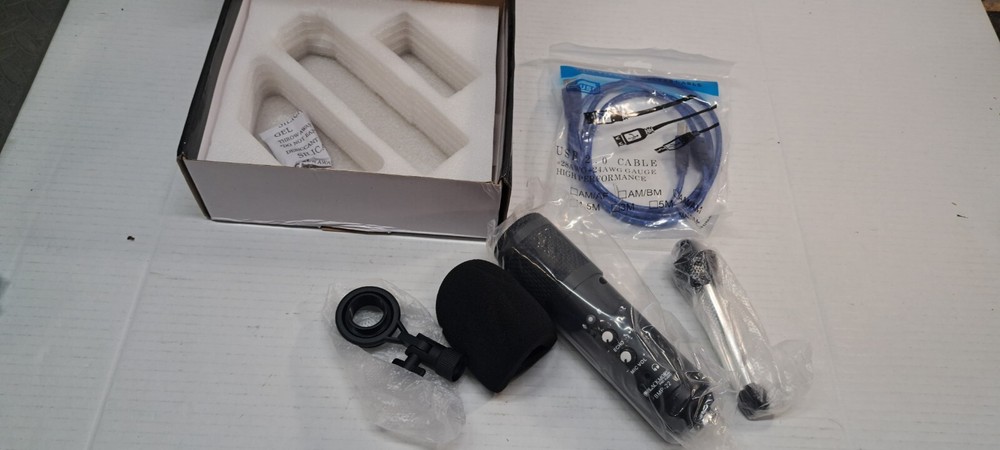 Blackmore Pro Audio Bmp-22 USB Card CONDENSER Mic Kit NO MANUAL