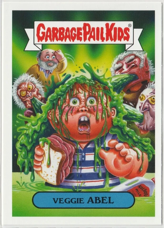 Veggie Abel #19a Garbage Pail Kids GPK 2019 Revenge of Oh the Horror-ible Card  