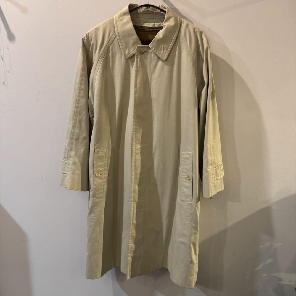 Burberrys Burberry Trench Coat Beige Navy Tag