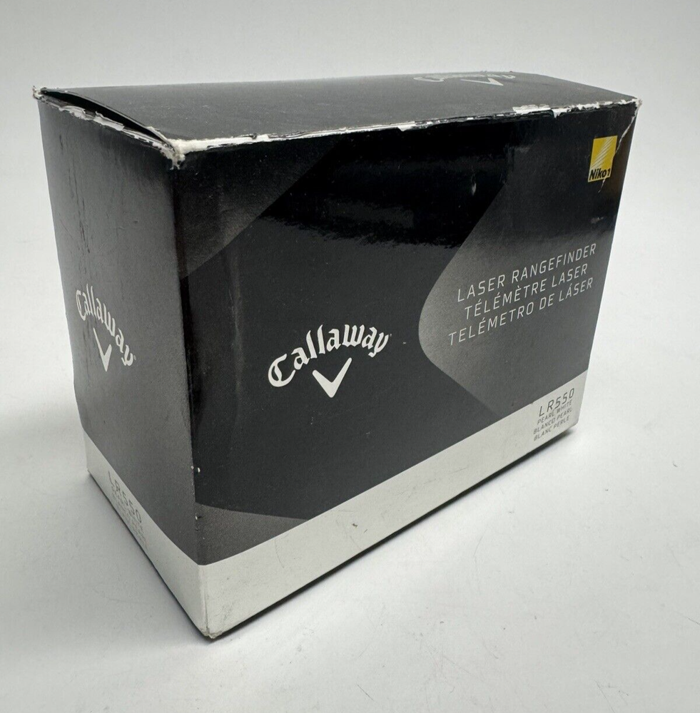 VINTAGE NOS Nikon LR550 Callaway Waterproof Golf Rangefinder Pearl White